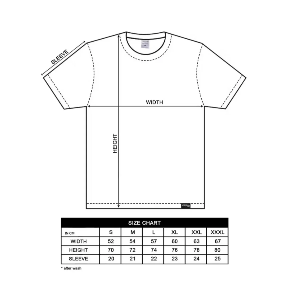 Size guide BARASUARA "BARAMENG"