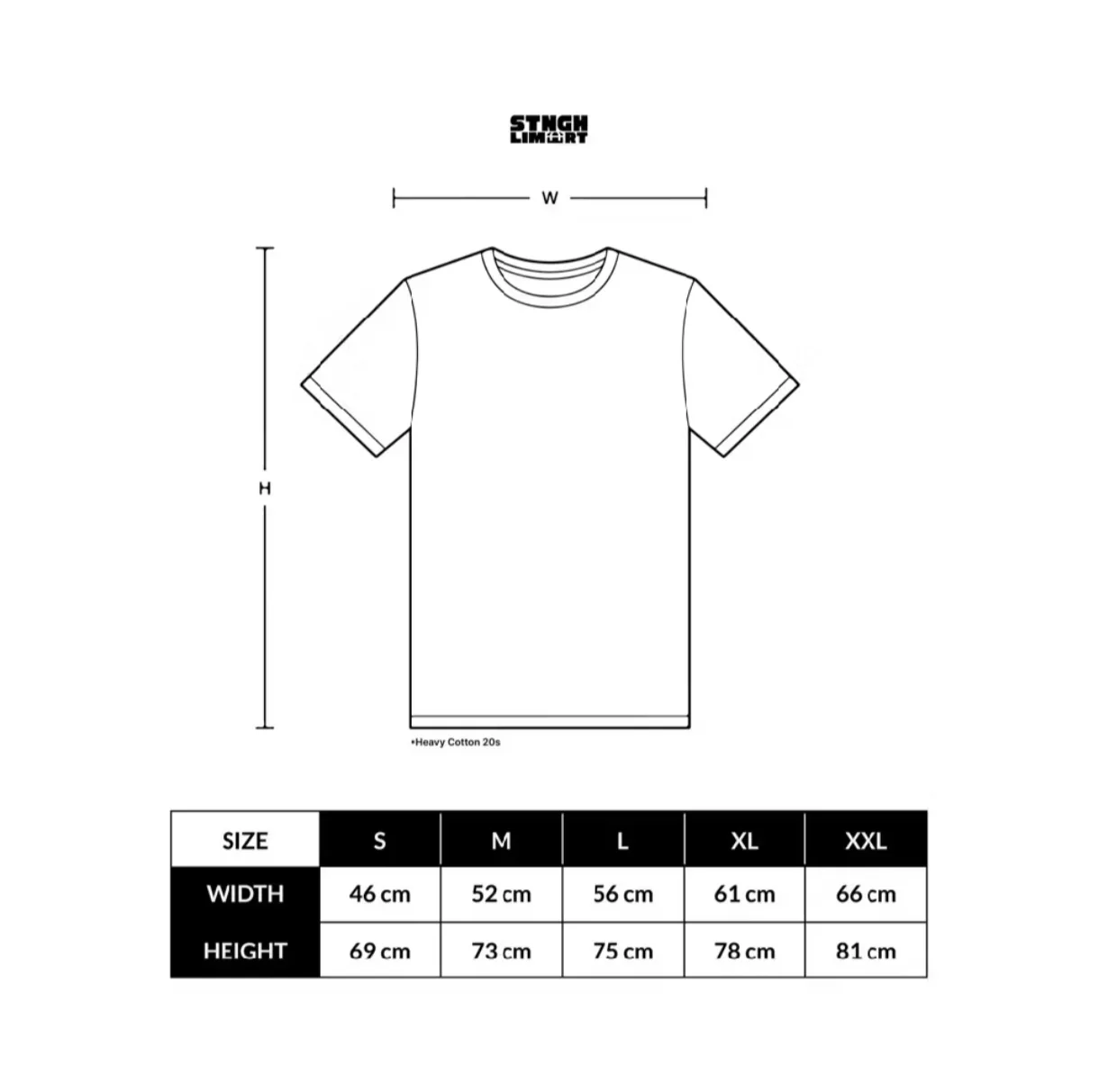 Size guide SORE "ALAKAH"